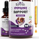 Hond Immuun Ondersteuning - Immuun Ondersteuning voor honden - Honden Immuun en Allergie Supplement - Honden Immuun Booster - Honden Immuun Boost - Honden Immuun Ondersteuning Supplement - Honden Immuun Supplement - 1 fl oz