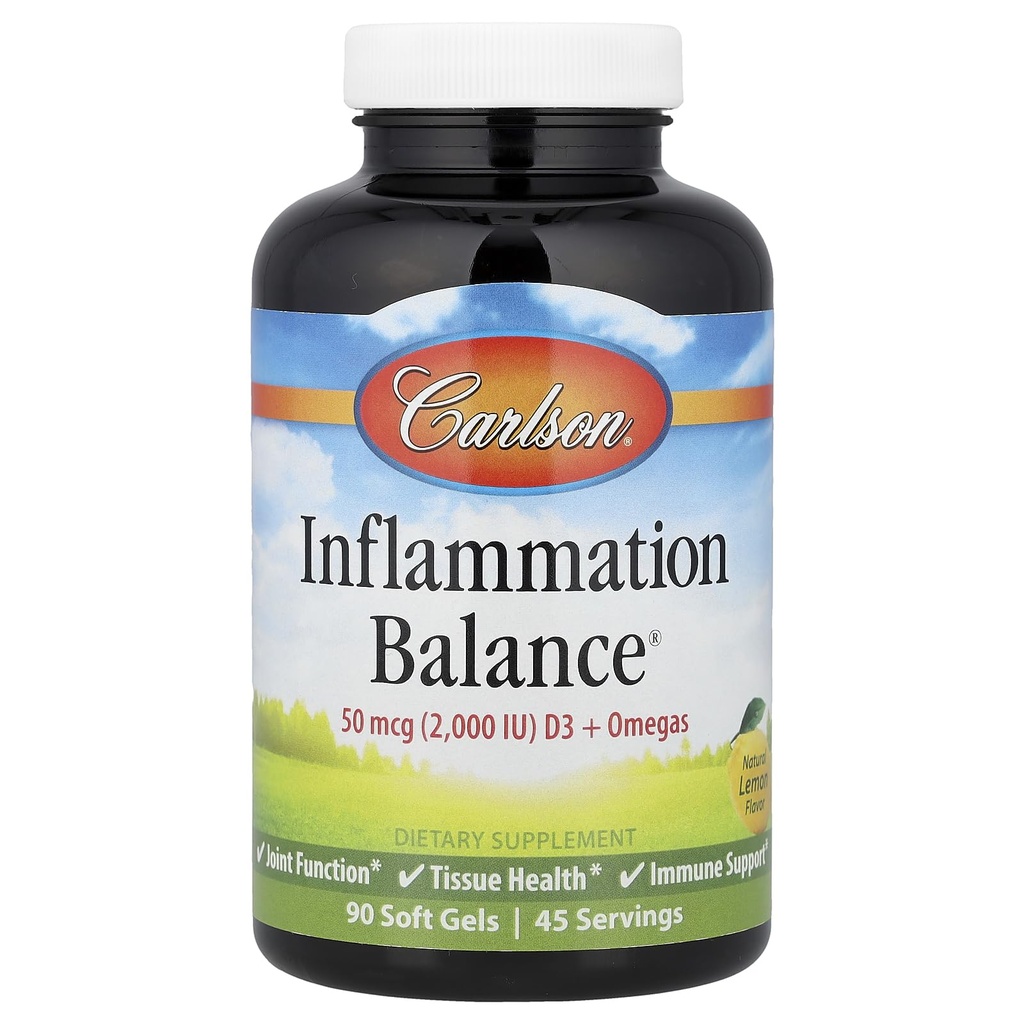 Carlson Labs Inflammation Balance Multi Nutrients, 90 Softgels