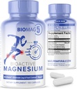 BioMag 5 Magnezu Complex Supplement for Women and Men, 100 Kapsułek - Formularz w USA - BioActive i BioAvaible Magnezu glicynian jabłkowy Cytrat Orot i Biglicynat Chelate Suplementy