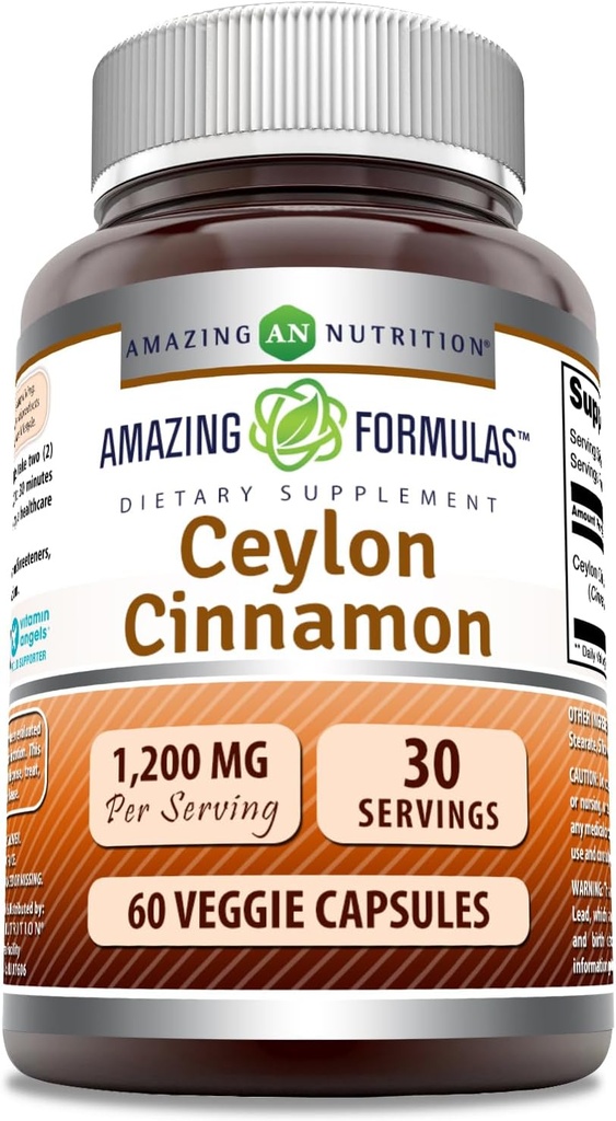 Hämmästyttävä Formula Ceylon Cinnamon 1200 Mg Supplement 