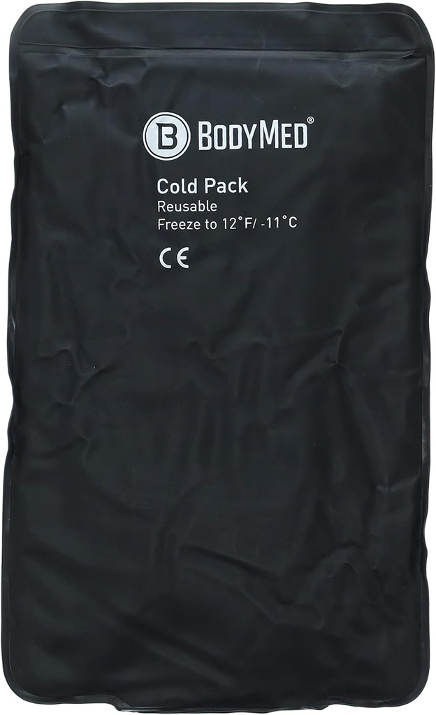 BodyMed Heavy Duty riutilizzabile Urethane Ice Pack per ginocchio, braccio, gomito, spalla, schiena - Professional Grade Cold Therapy per lesioni, dolori, gonfiore, spazzole, graffi - 12 pollici x 7 pollici. (Half)