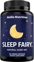 SLEEP FAIRY Natural Sleep Aid | Magnesium Glycinate 500mg, Melatonin 10mg, L-Theanine, B6, 5-HTP, GABA, Valerian Root & Ashwagandha | Herbal Sleeping Pills for Adults | Vegan Sleep Pills | MADE IN USA