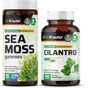 BIO KRAUTER Sea Moss 90 Gummies & Cilanro 100 kapselia