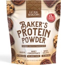 Bakerens protein pulver ren naturlig proteinblanding, Whey isolate, Whey-konsentrat, kasein, glutenfri, ingen søtningsstoffer, uflavorert, 17.1 oz, for baking høy protein lav kalorisnacks