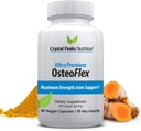 Organické Curcuminoids Osteoflex - Natural Turmeric & Bioperine pre optimálnu absorpciu a maximálnu podporu kĺbu. 30-dňová dodávka kapsúl
