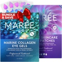 MAREE Eye Gels & Acne DIFlearing Cihazları Paket - Puffy Eyes və Dark Circles üçün Göz Gellər altında, Hidrocolloid Acne Therapy Device - Marine Collagen & Hyaluronic Acid, Green Algae özü & Çay Ağacı Yağı