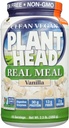 Plantehoved Real Meal Organic Plant Protein Powder, Vanilla - Vegan, Low Net Carbs, Non Dairy, Gluten Free, Lactose Free, No Sugar Added, 2.3 Pound