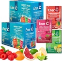 Ener-C Multivitamin Drink Mix - Confezioni di vitamina per acqua, Pacchetti di polvere di elettroliti, Miscela di bevanda di vitamina, Miscela liquida di idratazione, Booster immunitario per adulti, Energia sana - Varietà Pack, 60 Contenitori