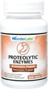 Wonder Laboratories Proteolytic Enzymes | Bromelain Papain Pancreatin Trypsin 550 mg Totale con Amilasi standardizzata, Lipasi e Protease, 100 compresse