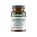 Nutramedix Serrapeptase Supplement - Proteolytic Enzymes for Digestion + Inulin - Made to Support Digestive Health Support - Gluten, Soy and Dairy-Free (60 Capsules)