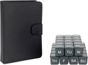 e-Pill 5 fois par jour x 7 jours Grande Pill Weekly Organizer, Vitamine and Medicine Pill Box - avec boîtier discret (noir)