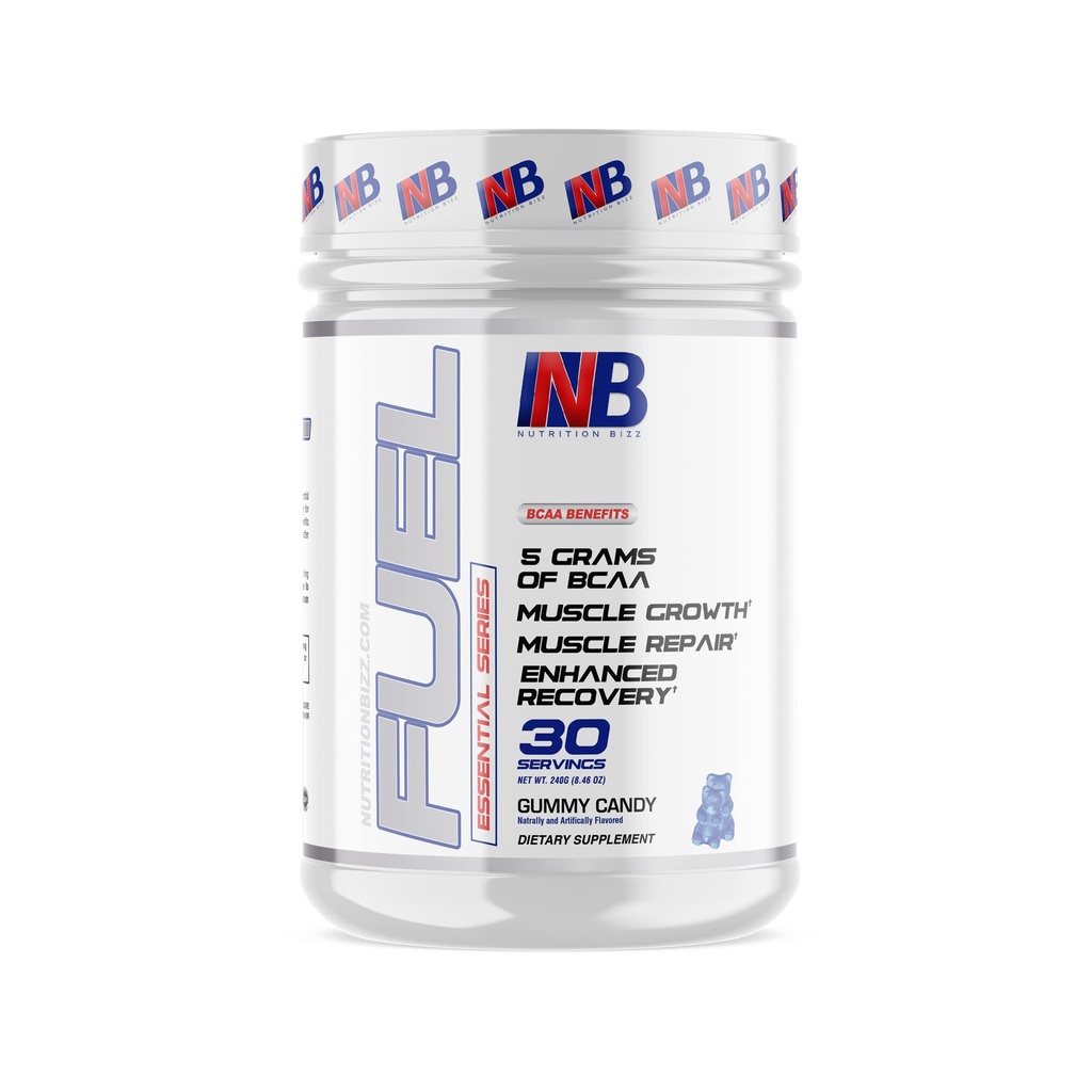 BCAA Powder, 5 Grams of BCAAs Amino Acids, Post Workout Recovery Drink for Muscle Building, Recovery, and Endurance, 30 Servings (Gummy Candy)
