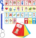 27 Autism Communication Cards Visual Aid Nonverbal Communication Board Ομιλία Καθυστέρηση Αισθήματα Συναισθήματα Flash Cards Αυτισμός Ειδικές Ανάγκες Cue Cards Γλωσσικά Παιχνίδια για Παιδιά Ενήλικες