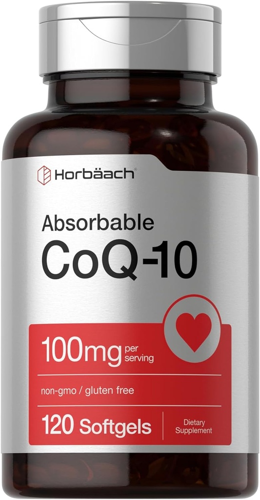 Horbäach CoQ10 100mg Softskels WY124; 120 GM