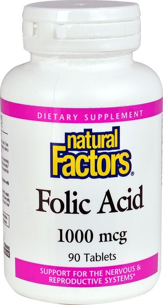 Faktor Natural Folic Acid 1 MG, 90 CT