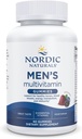 Nordic Naturals Men's Multivitamin Gummies, 혼합 Berry - 60 Gummies - 건강한 뼈, 혈관, 에너지 및 면역성이 지원 - Non-GMO, 채식주의자 - 30 서빙