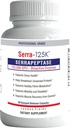 Serra-125k Extra Strength Serrapeptase 125.000 SPU, 90 Vegan Capsules, Delayed Release, Systemic Enzymes, Unterstützt gesunde Sinuses und ein gesundes Immunsystem, Non-GMO und All-Natural