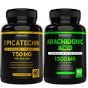 DORADO NUTRITION Epicatechin Extract 750mg Per Serving - (120 Capsules) and Arachidonic Acid Supplement 1500mg (150 Capsules)