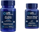 Life Extension Super Ubiquinol CoQ10 with Enhanced Mitochondrial Support & Neuro-mag Magnesium L-threonate, Magnesium L-threonate