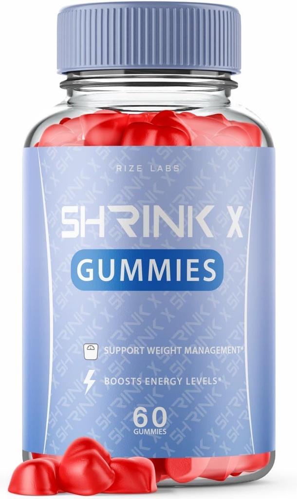 Shrink X - Shrink X Gummies Painon menetys, Shrink X Keto ACV täydentää, Keto + ACV Gummy, Shrink X Maximum Strength Belly Fat Gomitas, ShrinkX Gummy Bears Arvostelut (60 Gummies)
