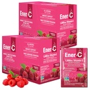 Ener-C Multivitamin Drink Mix - Vitamin Packets for Water, Electrolytes Powder Packets, Vitamin Drink Mix, Hydration Liquid Mix, Immune Booster for Adults, Healthy Energy - Raspberry, 60 Count