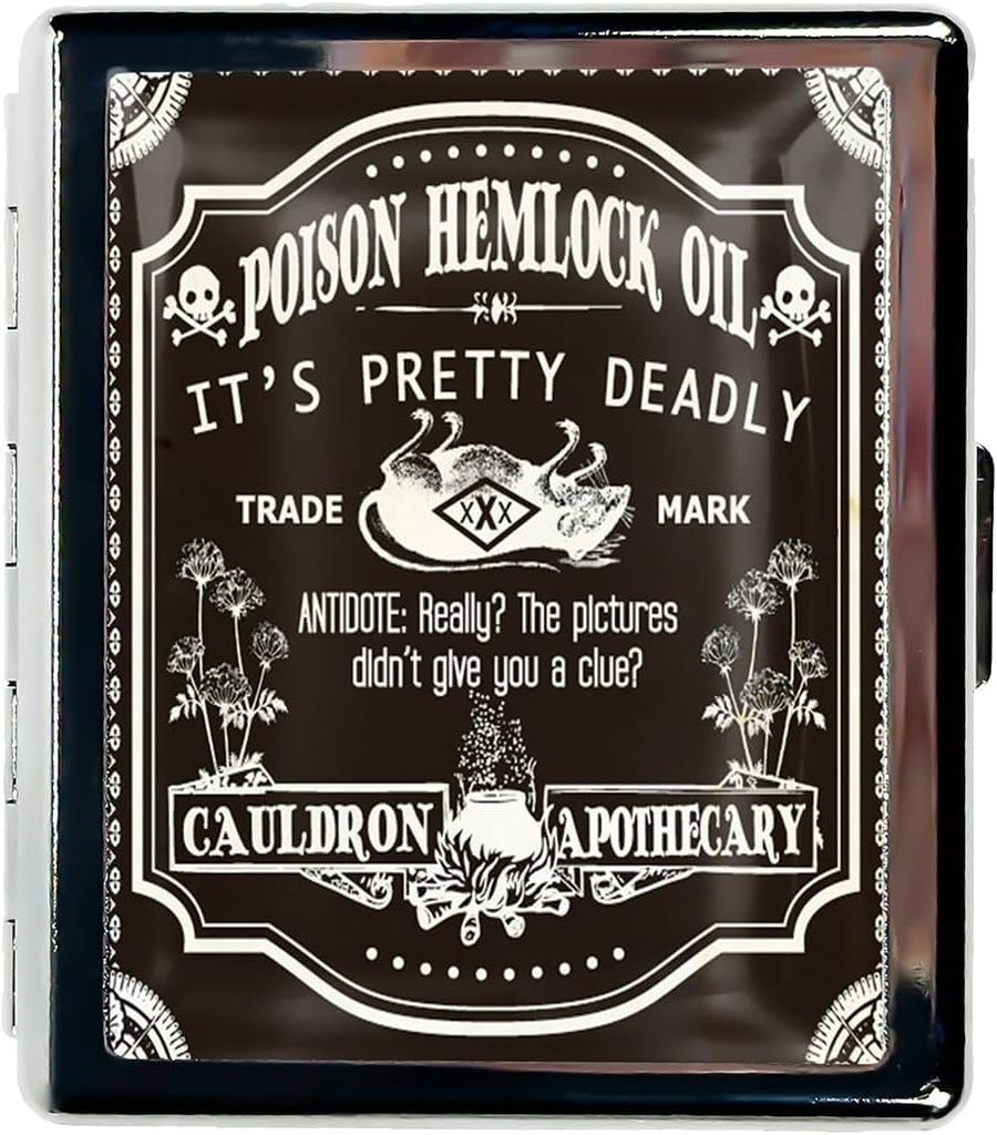 Potovalne tablete Organizator majhne tablete Primer za zapornice Essentials 7 dni Luštne tablete Box z ogledalom Prenosne tablete Škatla za žepek ali tabletke vsebujejo potovalna darila (Halloween Potion Label)