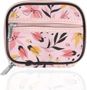 Serfeymi Weekly Travel Pill Organizatora Pill Case Purse with Removable 7 Day Pill Box, Modes Travel Medicine Organizators Pill Konteiners Medicīnai, Vitamīns, Papildinājums - Pink 03