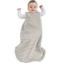 Woolino Merino Wool 및 Organic Cotton Baby Sleep Bag - 아기를위한 4 시즌 클래식 수면 부족 - 아기와 유아용 지퍼 침낭 - 0-6 개월 - 지구