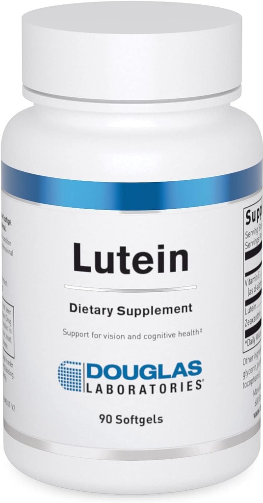 Douglas Laboratories Lutein (6 мг.) | Лютеин с зеаксантином для зрения | 90 софтгелей