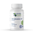 Melatonin 60mg | High Dosage Melatonin in Easy-to-Swallow Capsules | Vegan, Non-GMO & Gluten-Free | US-Made Extra Strength (Single)