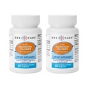 Gericare Slow Magnesium Chloride Calcium, Slow-Release Enteric Coated Tablets, Supports Proper Muscle Function, Helps with Carbohydrate Metabolism, 60 Count Bottle (Pack of 2)