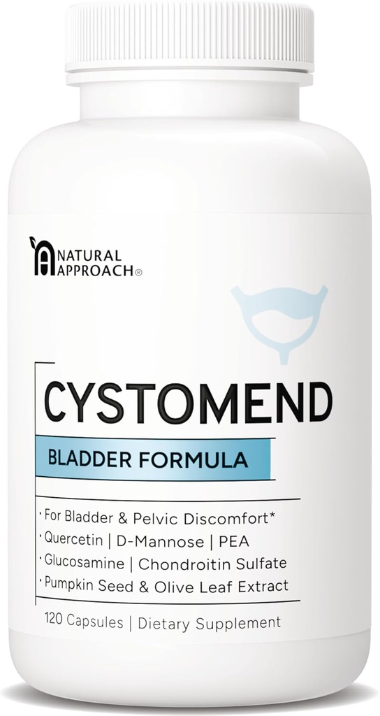 Bladder & Pelvic Discomfort Formula - Supports Less Flares & Urgency* - Premium Supplement for Bladder & Urinary Health - USA Manufactured & Third-Party Tested - 120 Capsules