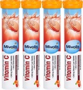 Mivolis Vitamin C Brausetabletten - Nahrungsergänzungsmittel 4 Packungen x 20 Stück | Deutschland