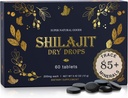 Pure Shilajit Resin Dry Drops - High Potency, stupeň A, 100% Pure with Fulvic Acid & 85+ Trace Minerals for Better Energy Metabolizmus & Imunity Support 