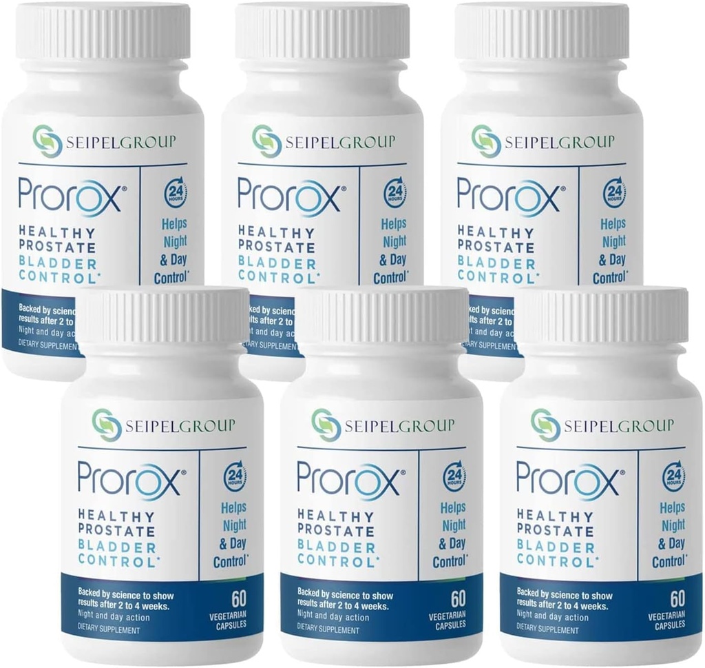 Hälsosam Prostate Bladder Control, Prostata Tillägg för Män, Stöder Hälsosam Prostata och Bladder Hälsa, Innehåller Saw Palmetto, Minskar Urgency, 60 Vegetariska Kapslar (360)