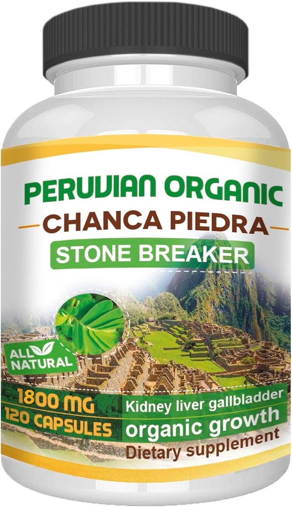 VITAMISAN Organic Vitaminai Natūralus CHANCAPIEDRA 120 Capsules Stone Breaker CHANCAPIEDRA inkstų akmuo paramos papildas