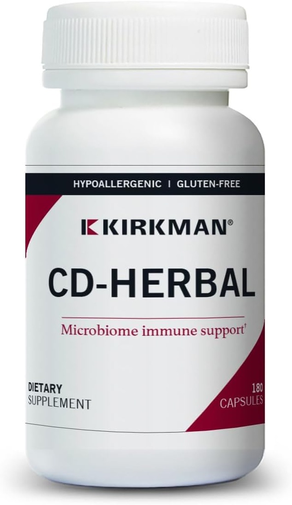 Kirkman CD-Herbal - Hypoallergénique -180 Capsules végétariennes