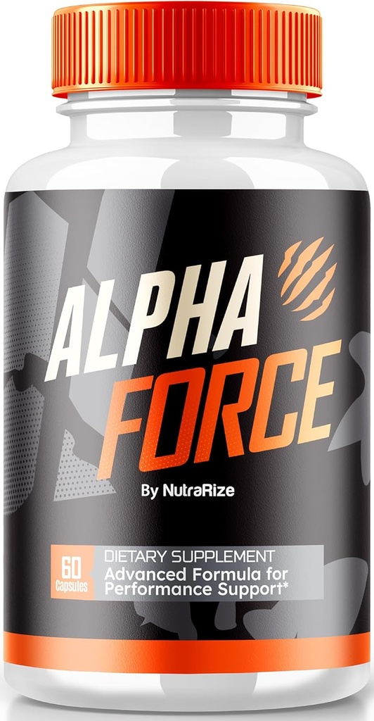 NutraRize Alpha Force Capsules,所有支持能量和性能的天然药丸,总体健康的营养公式,官方审查(60个Capsules)