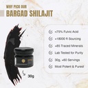 Himalayan Shilajit Resin for Women , 100% Pure, Gold Grade " Lab Tested , Boosts Energy, Immunity " Vitality with Fulvic Acid " 85+ Minerals  of 30g of Premium Wellness