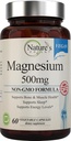 Nature 's Potent Magnézium Supplementares - 124; Magnézium Citrate & Magnézium Oxide 500mg