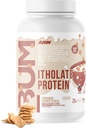 RAW Whey Pulbere de proteine Izolat, Cinnamon Crunch (CBUM Itholat Proteine) - 100% Grass-Fed Pudră de nutriție sportivă pentru creștere și recuperare musculară - Fat scăzut, Carb scăzut, cu aromă naturală - 25 Servings