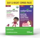 Wellness Organic Day & Nighttime Children 's Cough Combo Syrup against 124; Lindrende Daytime & Nighttime Cough Relief USDA Økologisk Pack (2) 4 Fl Oz. Flasker, 1 år +