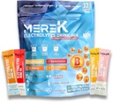 mereK Proszek do hydrolizy elektrolitów 32 Saszetki Easy Open Single- Serving Perfect for Workout Essential for Daily Hydration Needs No Sugar, No Calories, Keto Friendly
