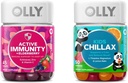 OLY Gammy appy active Immunity + Enderberry 45 Gammy February Chillax, Magnesium Gummies, Lelmona Balm, Chews Cing for February 4+, 50 เคานต์