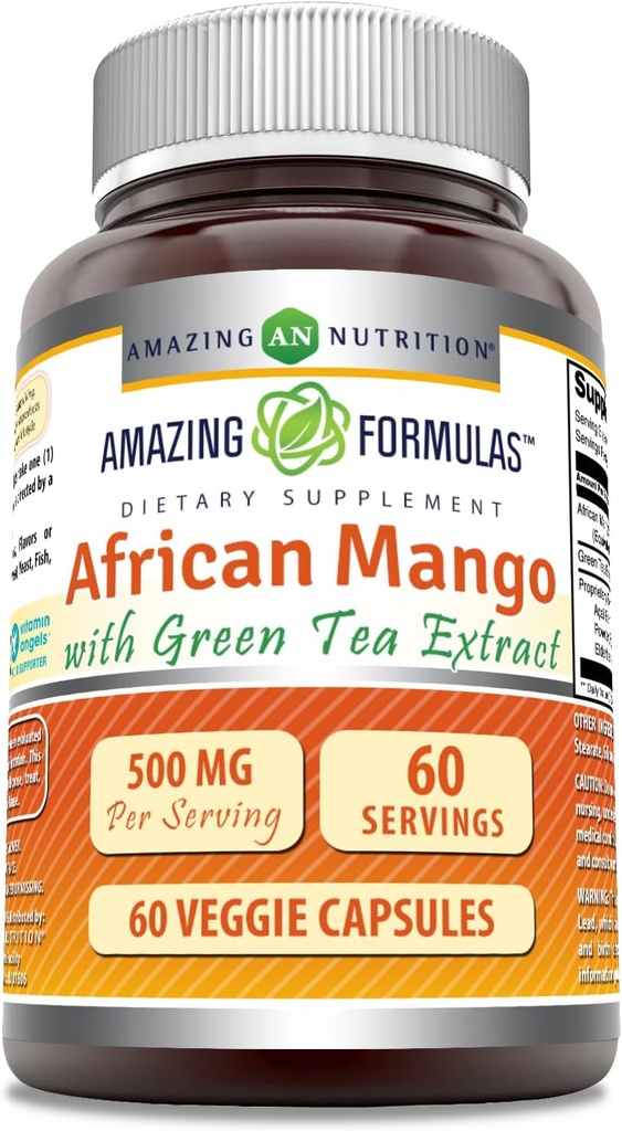 Amazing Formula African Mango Green Tea Extract Supplement 