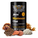 Vidinis Elevate Superfood grybų Chai - Ultimate Coffee Alternative - Adaptogeninis grybų arbata gerti su Lion 's Mane, Cordyceps, Chaga, Reishi, Turkija Uodega (35 Servings)