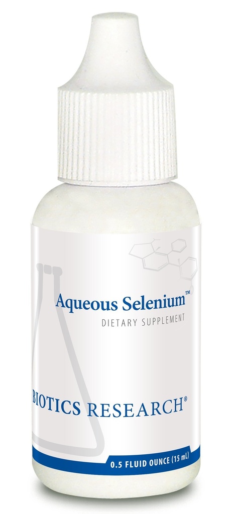 Biotics Research Aqueous Selenium Liquid Formula, 95 mcg Selenium Drop, Thyroid Gland Function, DNA Production, Cognitive Health, Potent Antioxidant 0.5 Fluid Ounces