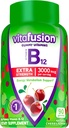 Vitafusion Elderberry Gummy Vitamini 90ct Vitamin B12 Gummy Vitamini Energija Presnova Živčevje Podpora 90ct