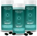 Iwi Life Heart Omega-3, 180 Softgels (90 Servings), Veganska rastlinska osnova Algae Omega Maščobne kisline + EPA, Heart Health Support Dietary Supplement, Krill & Fish Oil Alternative, Brez ribjega pookusa