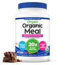 Orgain Organic Vegan Meal Replacement Protein Powder, Creamy Chocolate Fudge - 20g Plant Based Protein, Gluten Free, Dairy Free, Lactose Free, Soy Free, No Sugar Added, For Smoothies & Shakes - 2.03lb